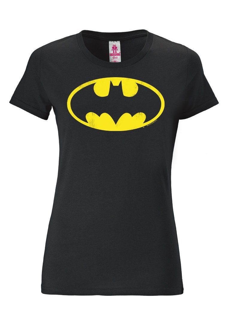 mit LOGOSHIRT Superhelden-Print T-Shirt Batman coolem