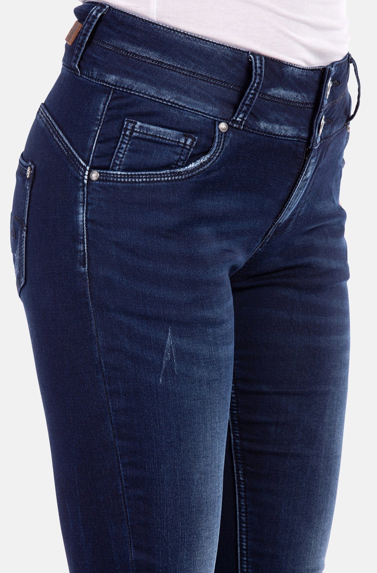 Damen Jeans Blue Monkey 5-Pocket-Jeans Tamara