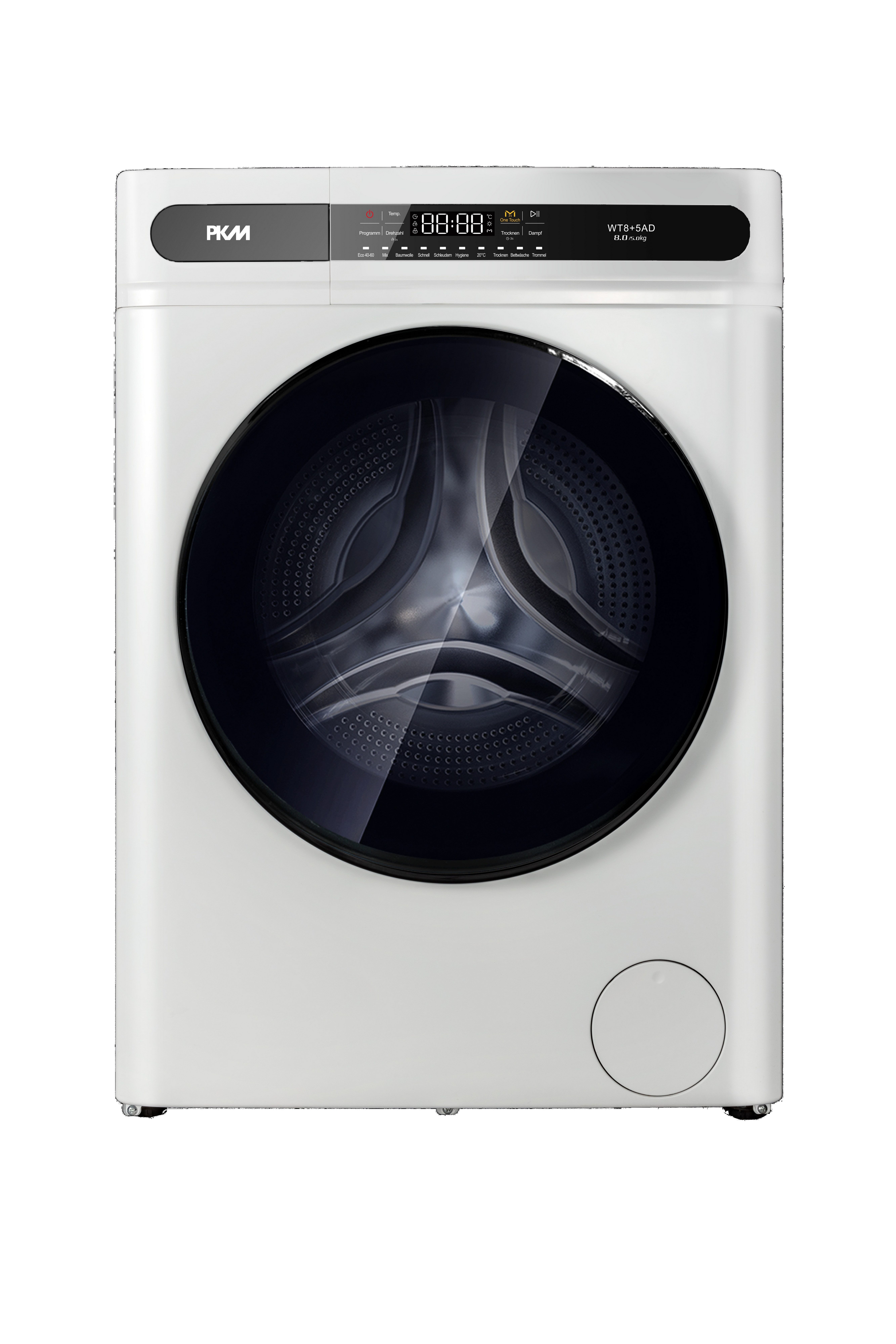 PKM Waschtrockner Kombigerät WT8+5AD, ECO-Funktion 8kg Waschen 5kg Trocknen