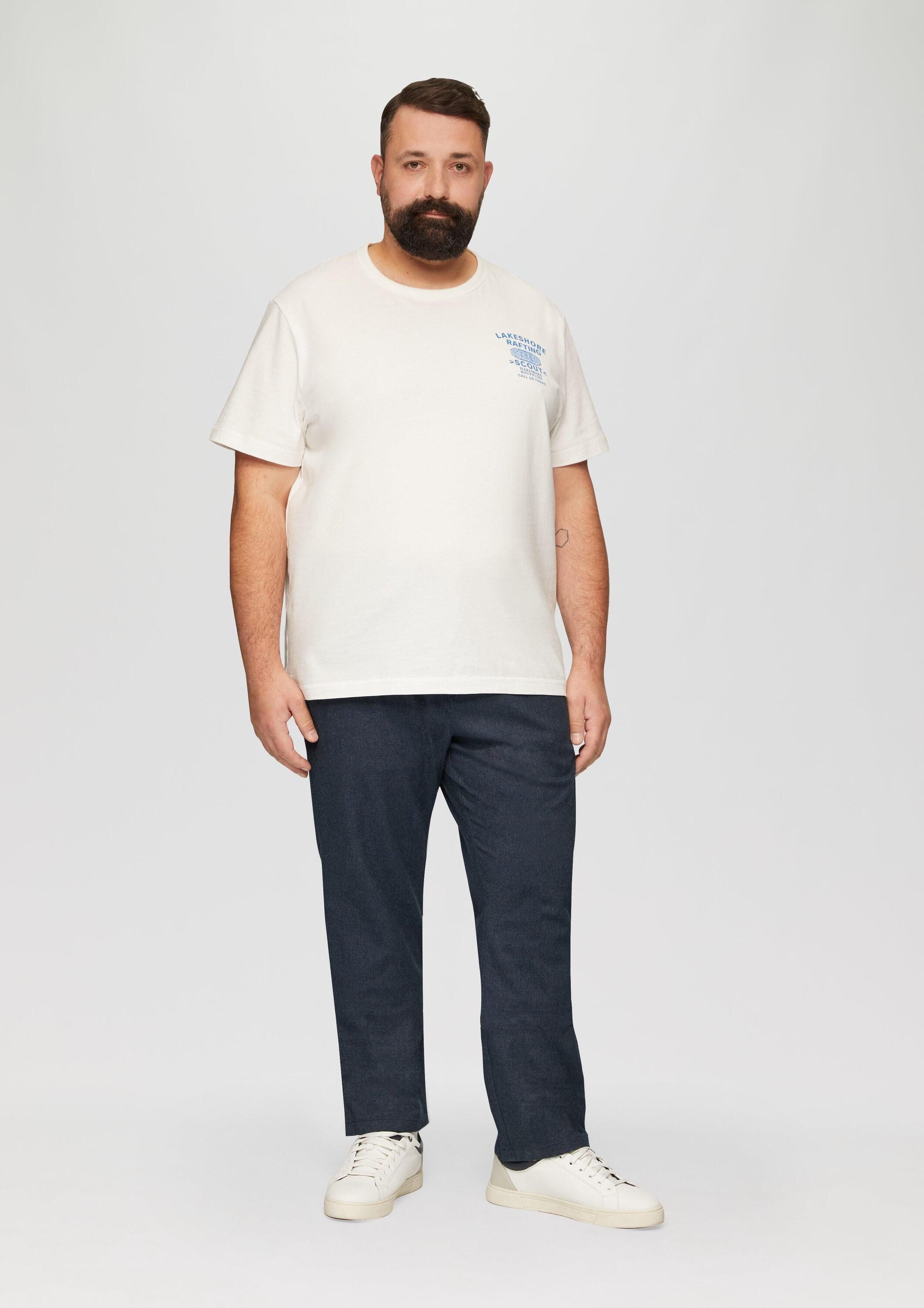 s.Oliver Chinos Hose DETROIT Regular: Chino mit Webstruktur