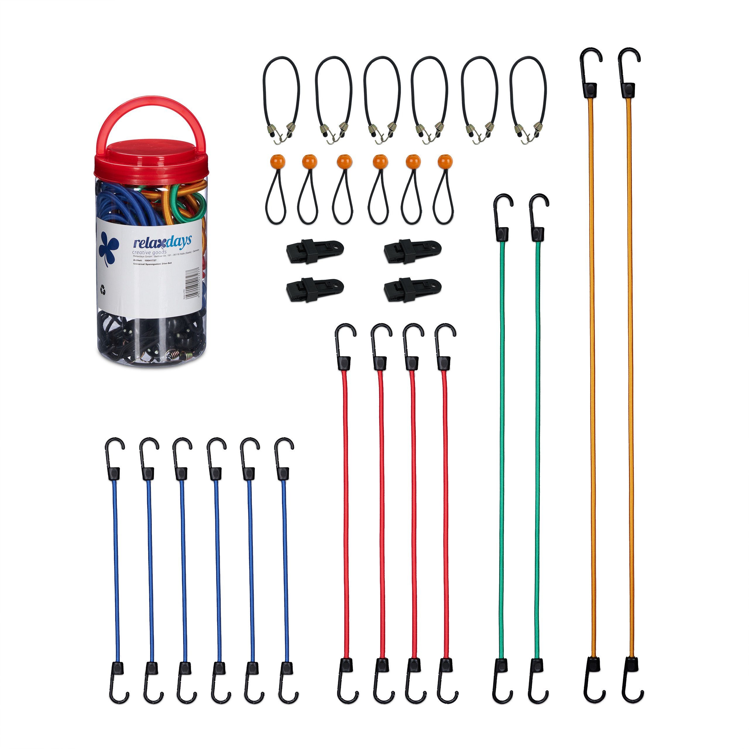 Spanngurt Spanngummi 30er Set