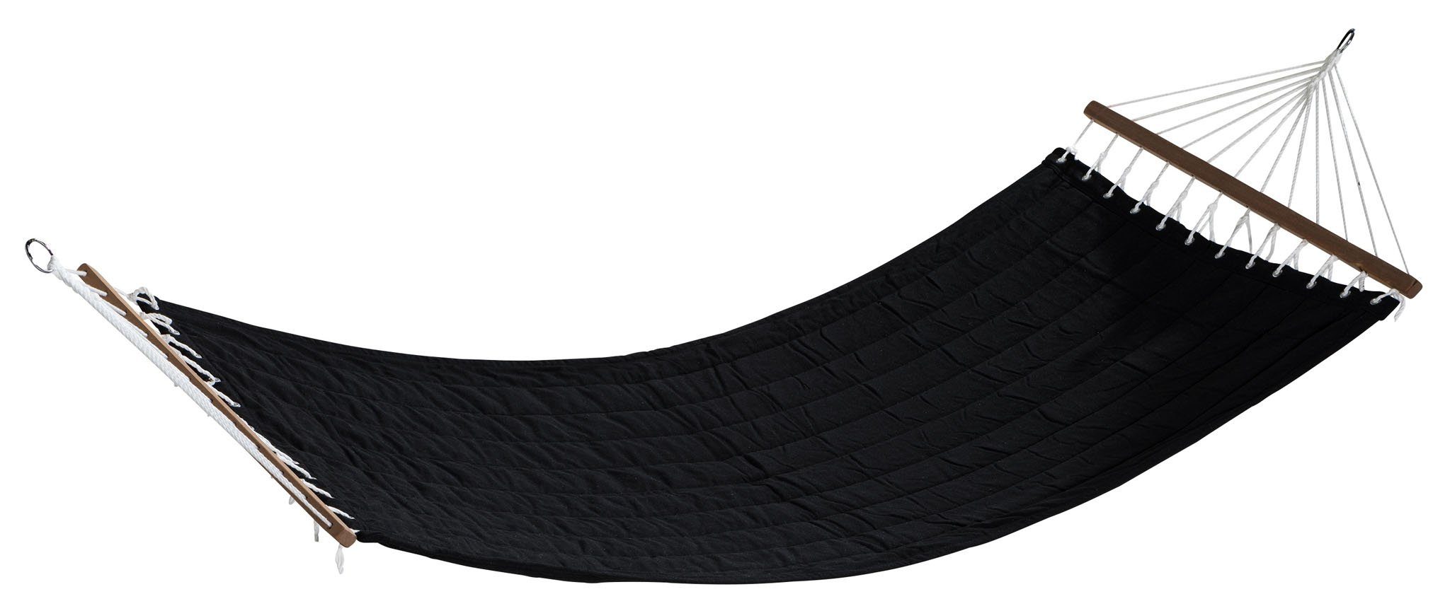 ebuy24 Gartenlounge-Set Hedvig Hängematte schwarz, weiß, braun., (1-tlg). Reduzierter Preis € 110,95. Unverbindliche Preisempfehlung € 183,95