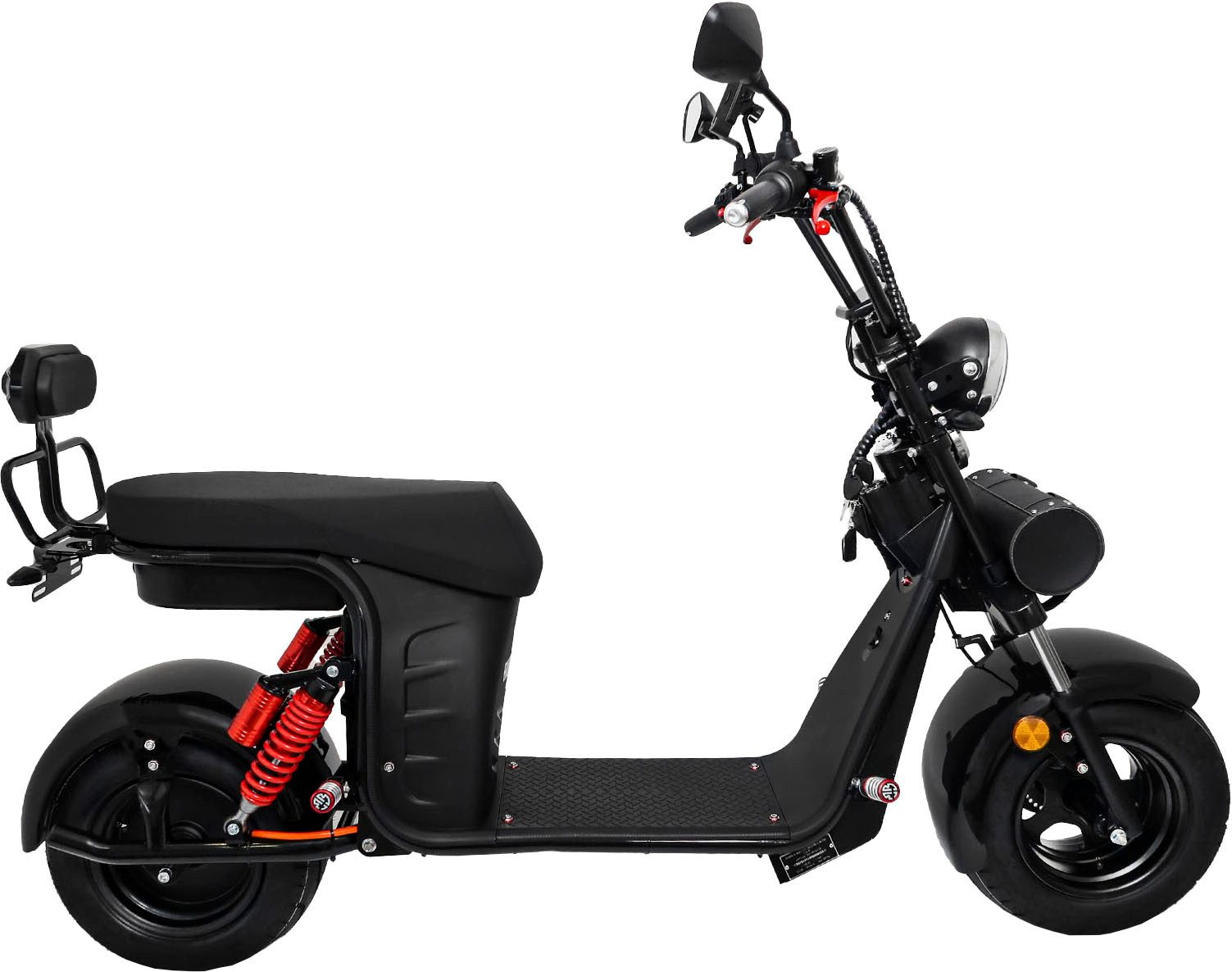 Rolektro E-Motorscooter E-Chopper 45, 60V-25.6Ah lithium battery, 3000 watts, 3500 W, 45 km/h, up to 54 km range, with USB port and integrated alarm system