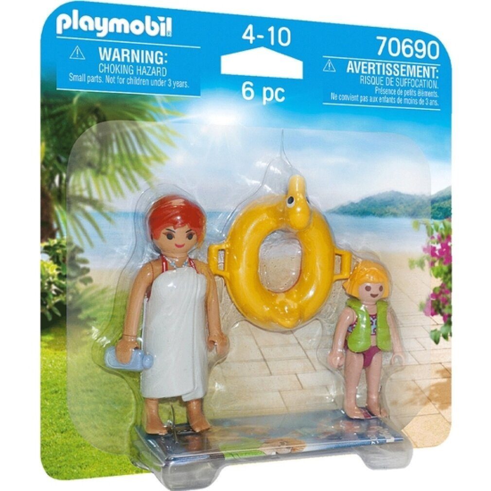 Playmobil® Stapelspielzeug Playmobil Duopack Water Park Bathers - 70690
