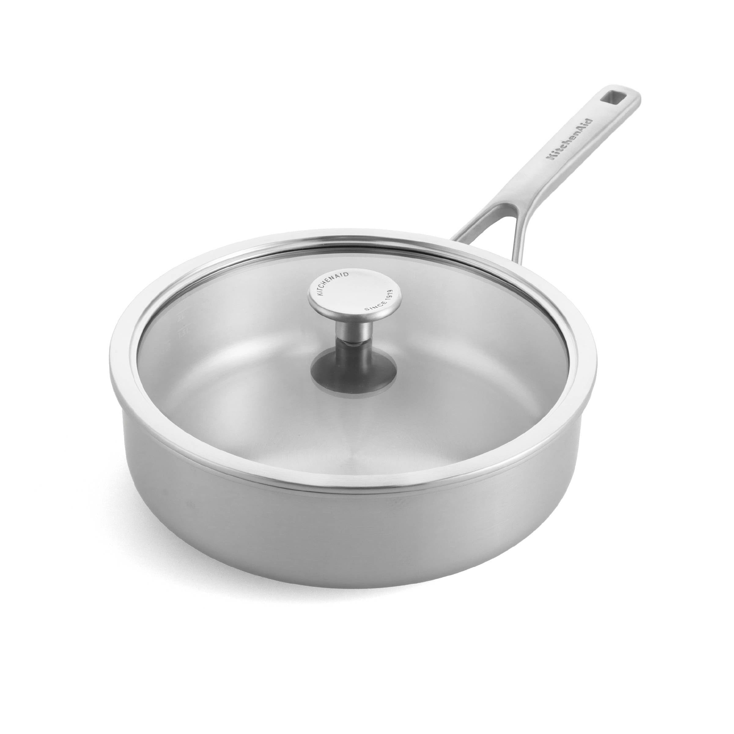KitchenAid Schmorpfanne MultiPly 3PLY, Induktionsgeeignet, Backofenfest, Spülmaschinengeeignet