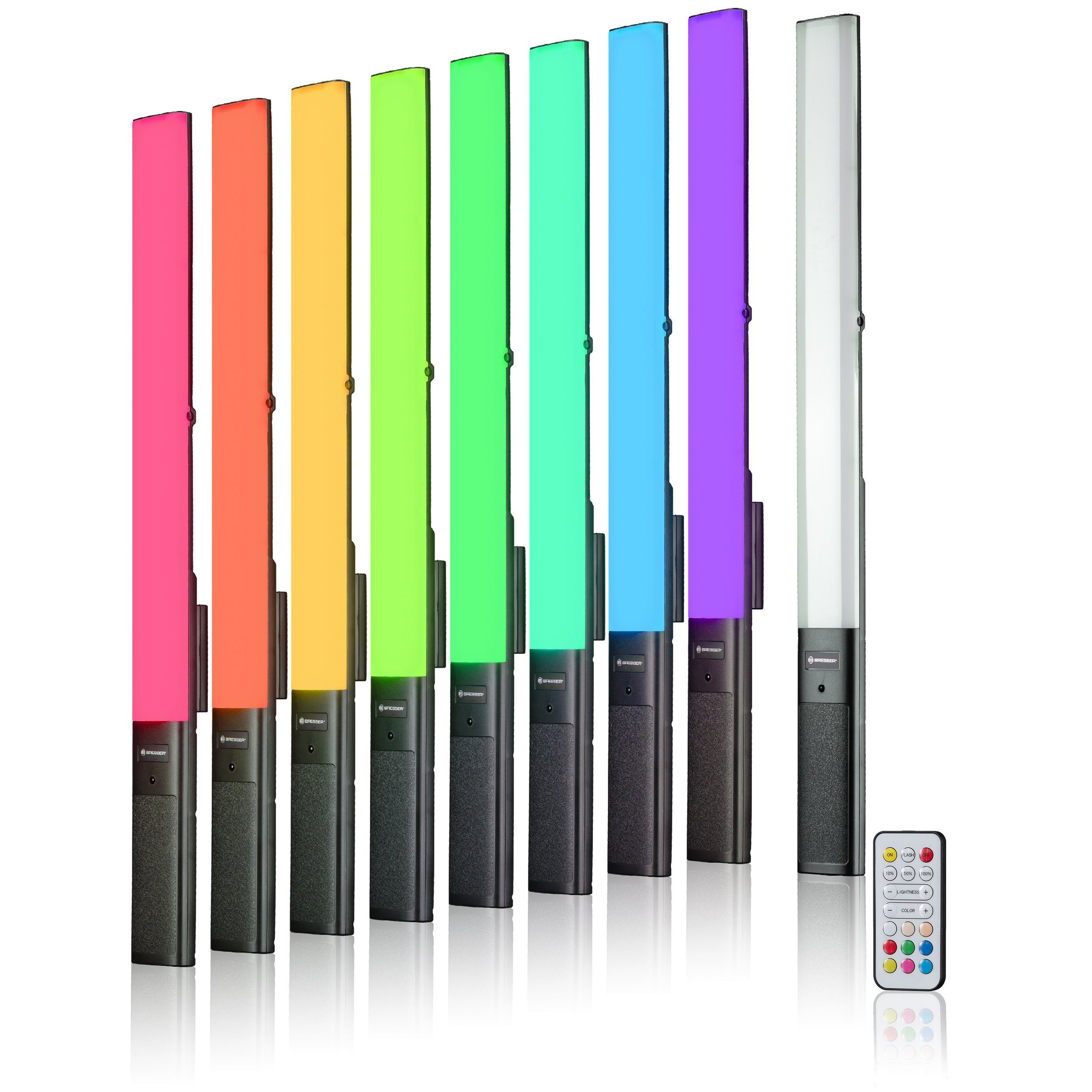 BRESSER Tageslichtlampe BRESSER BR-20 RGB LED Tube 20W