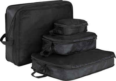 normani Kleidersack Kleidertaschen 4-teilig Nuqui (Set, 4 St) 4 Kompressions-Packtaschen mit Wäschebeutel
