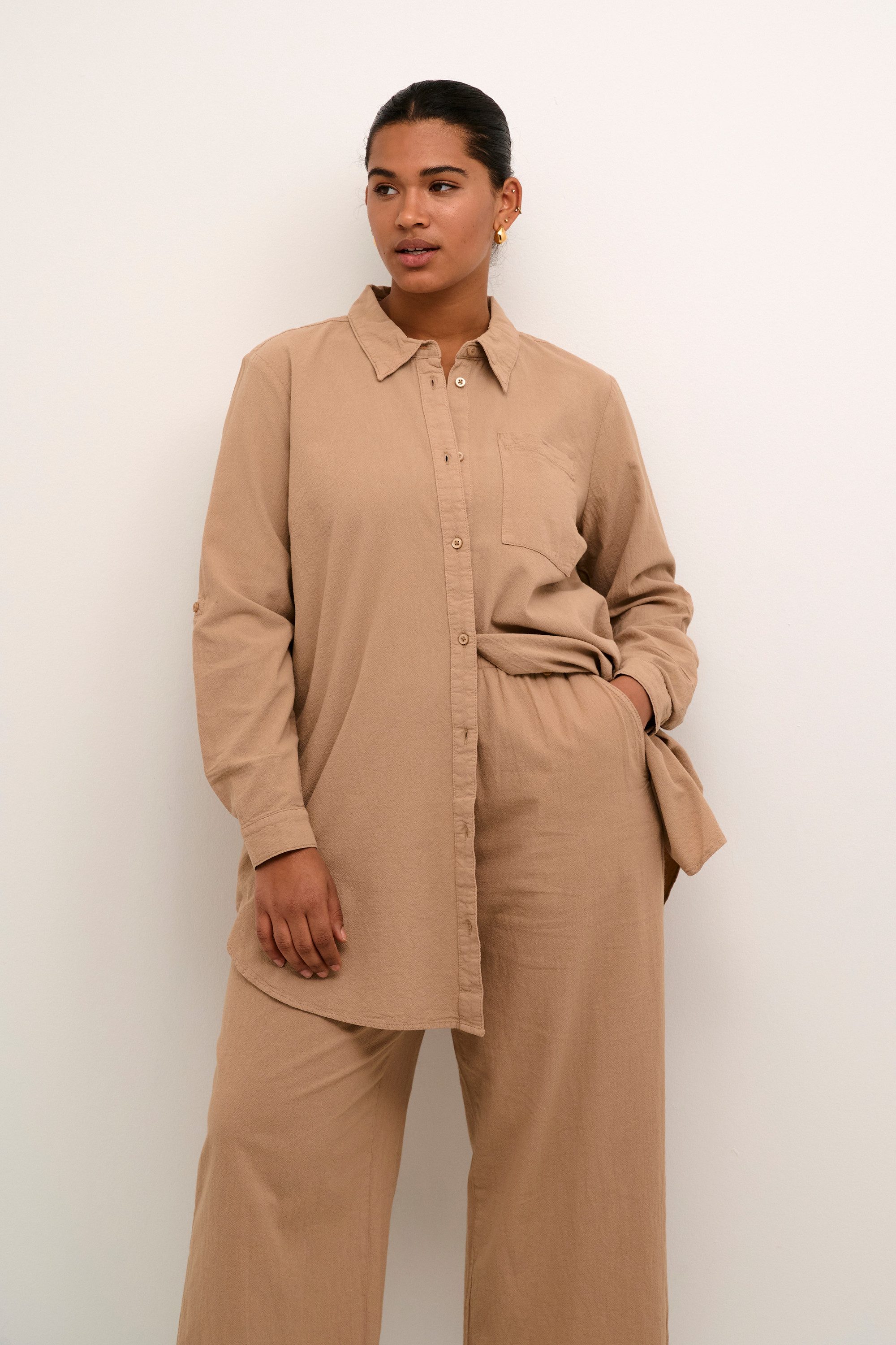 KAFFE Curve Tunikakleid Tunika KCnana Große Größen