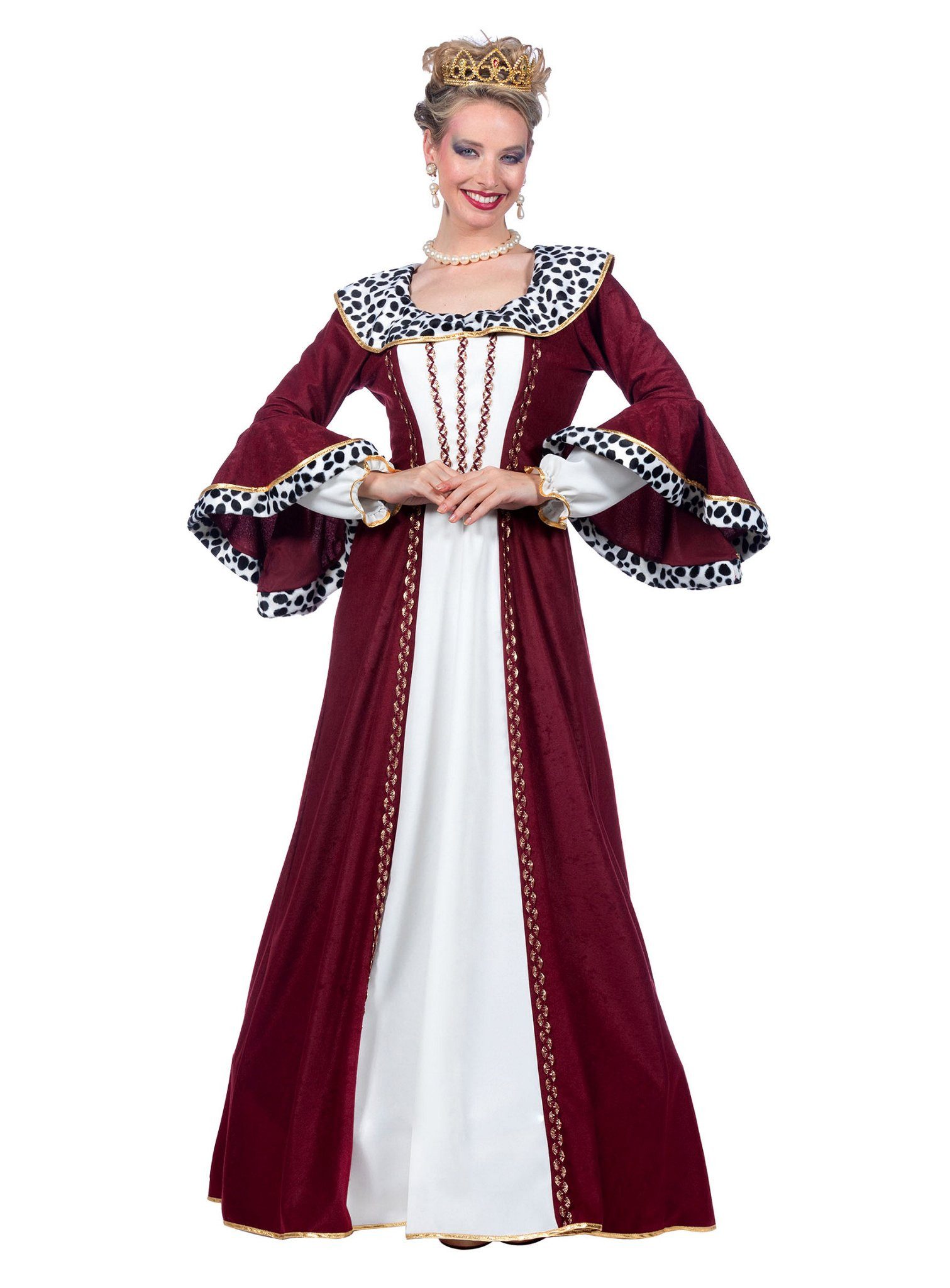 Metamorph Kostüm Märchenkönigin Kostüm - Prinzessin für Fasching, Prunkvolles Kleid für mittelalterliche Burgdamen