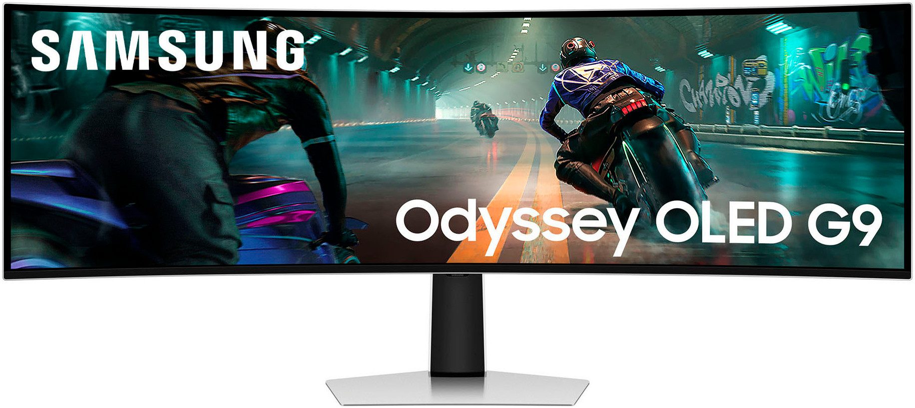 Samsung S49DG910SU LED-Monitor (124 cm/49 ", 5120 x 1440 px, DQHD, 0,03 ms Reaktionszeit, 144 Hz, OLED)