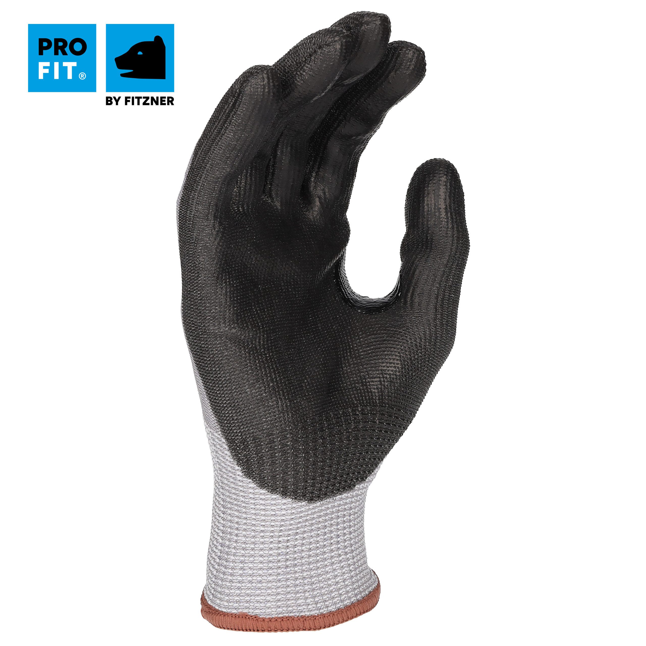 PRO FIT Schnittschutzhandschuhe Perfect Cut F, Arbeitshandschuhe (12, Paar) Atmungsaktiv, hohe Schnittfestigkeit, hohe Abriebfestigkeit