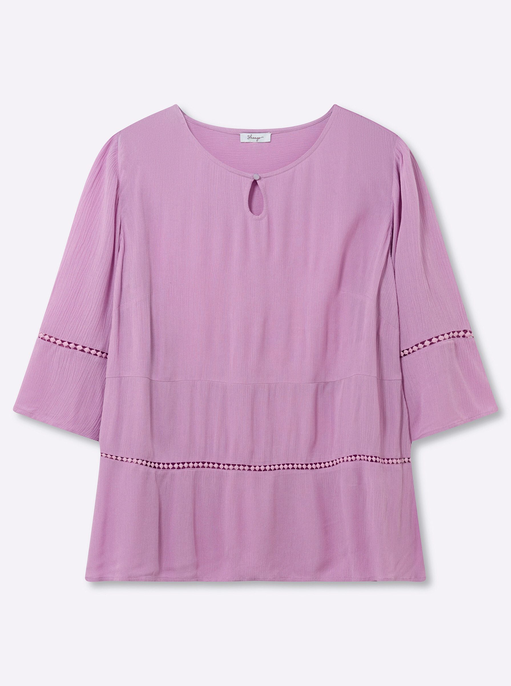 Klassische Bluse 3/4-Arm-Bluse 3/4-Arm