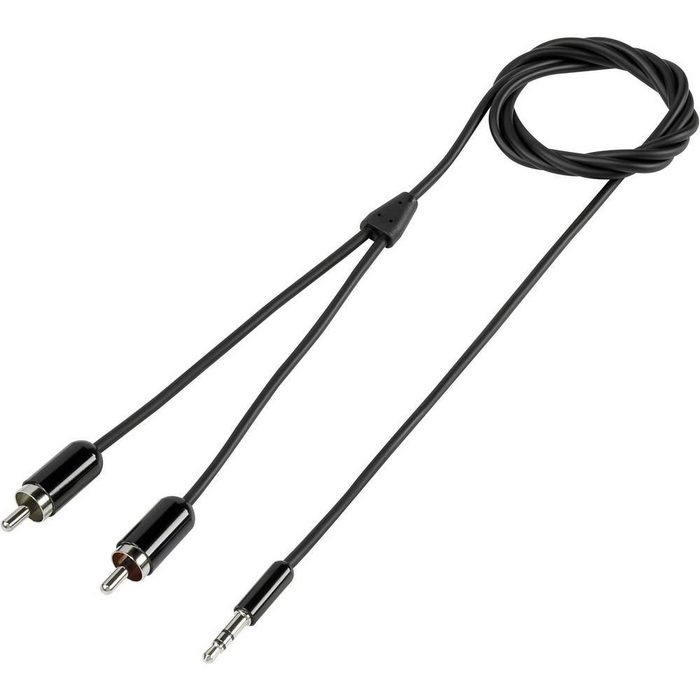 SpeaKa Professional 3.5 mm Klinke/Cinch Anschlusskabel SuperSoft 3 m Audio- & Video-Kabel (3.00 cm)