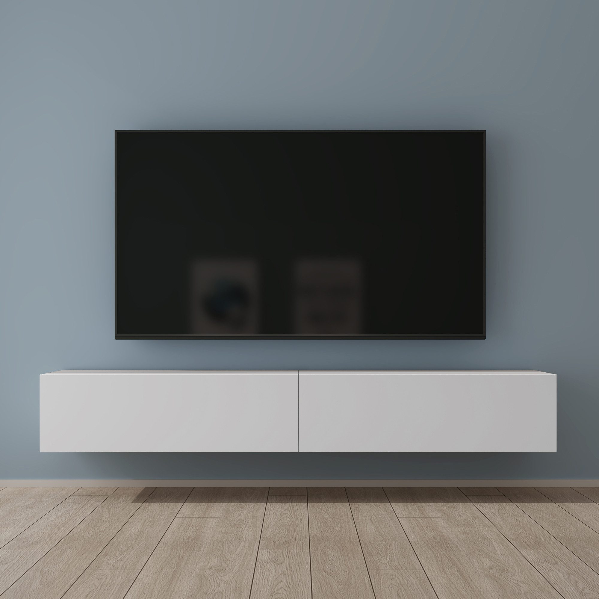 Mai & Mai Lowboard Lowboard TV Schrank Fernsehschrank Hängend H:30cm Holz S günstig online kaufen