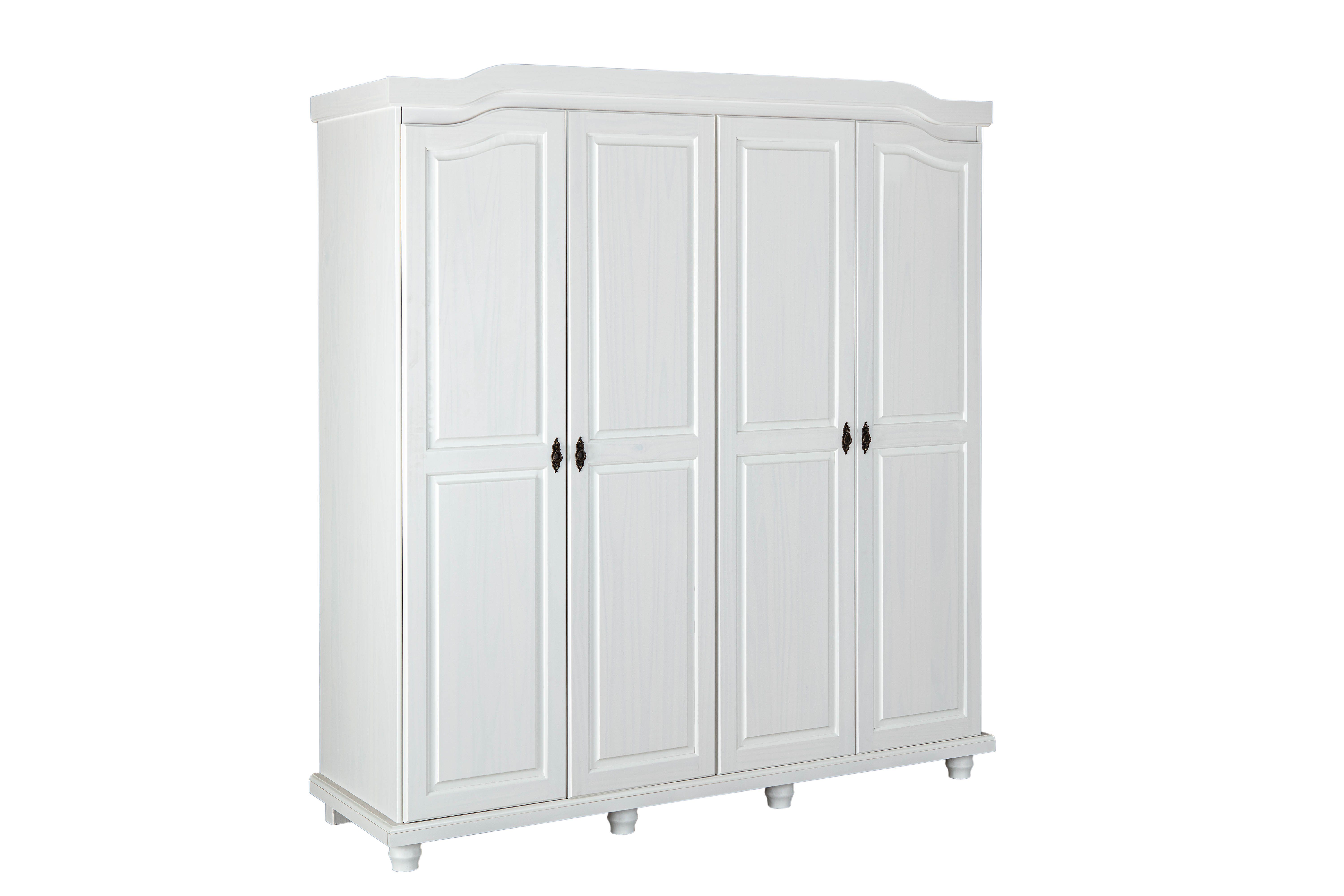 Inter Link Kleiderschrank Isny Massivholz Kleiderschrank, Landhausstil, Kle günstig online kaufen