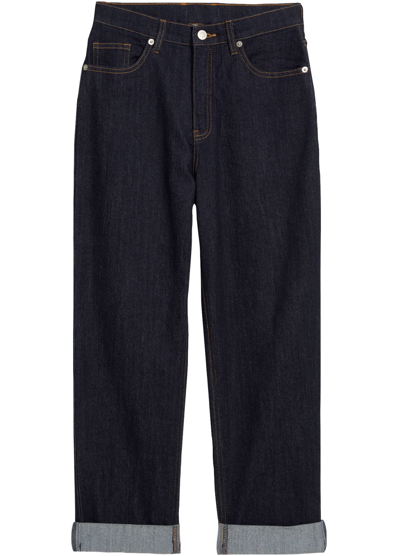 bonprix Loose-fit-Jeans im Baggy-Look, mit Turn-Up-Saum, lockere Passform – Bild 3 von 5