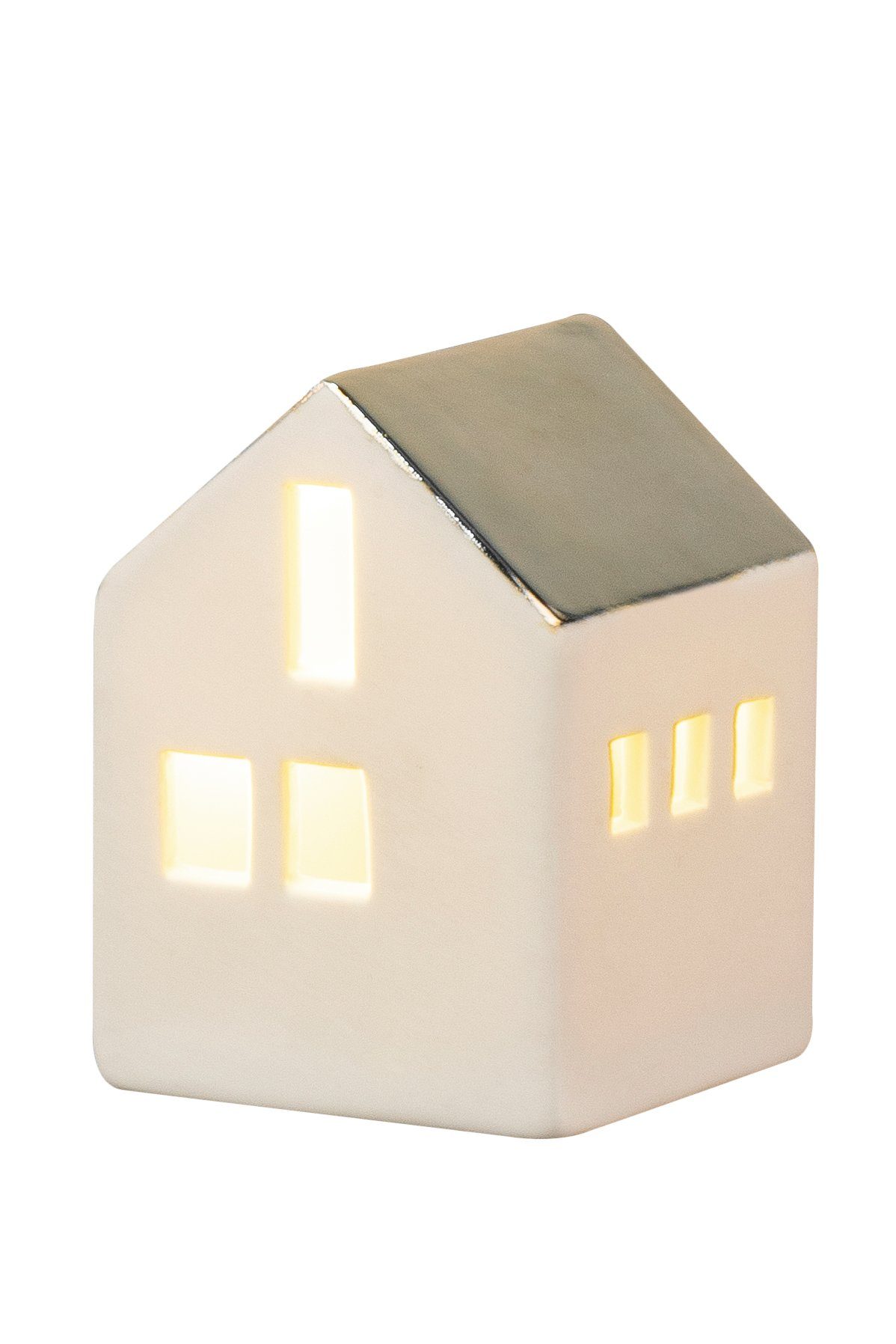 Räder Windlicht Design Mini LED Lichthaus (Groß), Teelichtglas