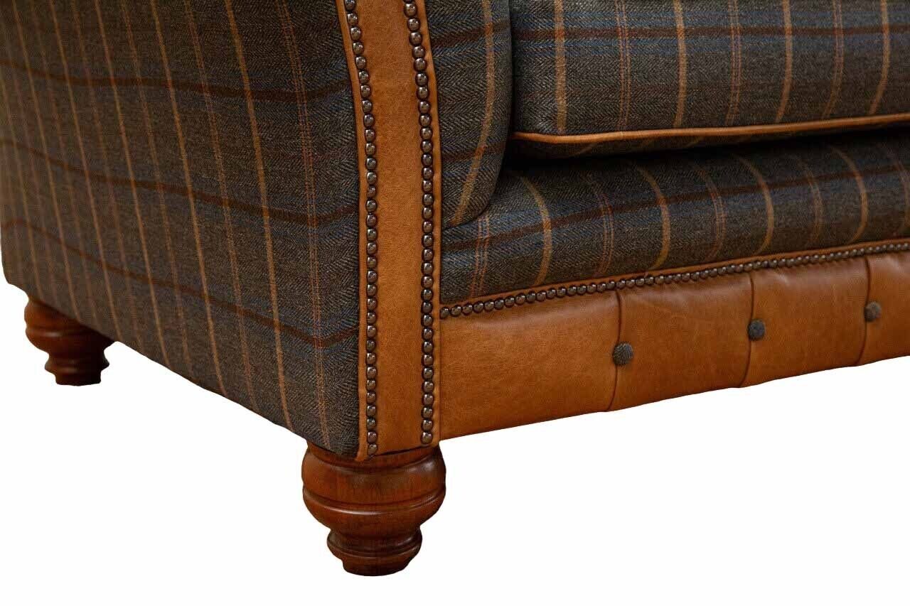 JVmoebel Sofa Sofa Europe Made Stoff in Textil, Sofa Couchen Designer Braun 3 Couch Sitzer Polster