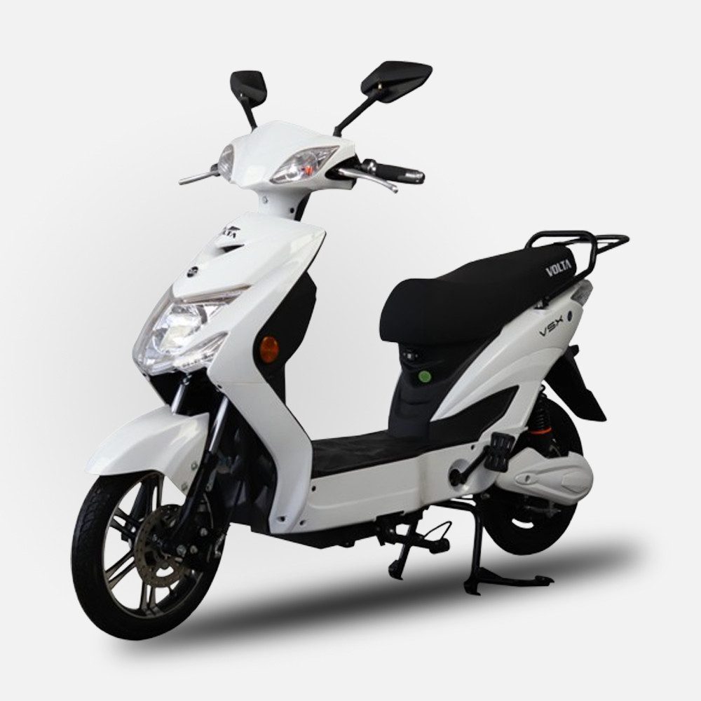 Volta E-Motorroller Volta VSX Elektro-Roller E-Roller L1e-A Moped Führerschein, 220 W, 25 km/h, mit Top-Case ca. 50km Reichweite, 150kg Zuladung, Blei-Gel-Akku, COC