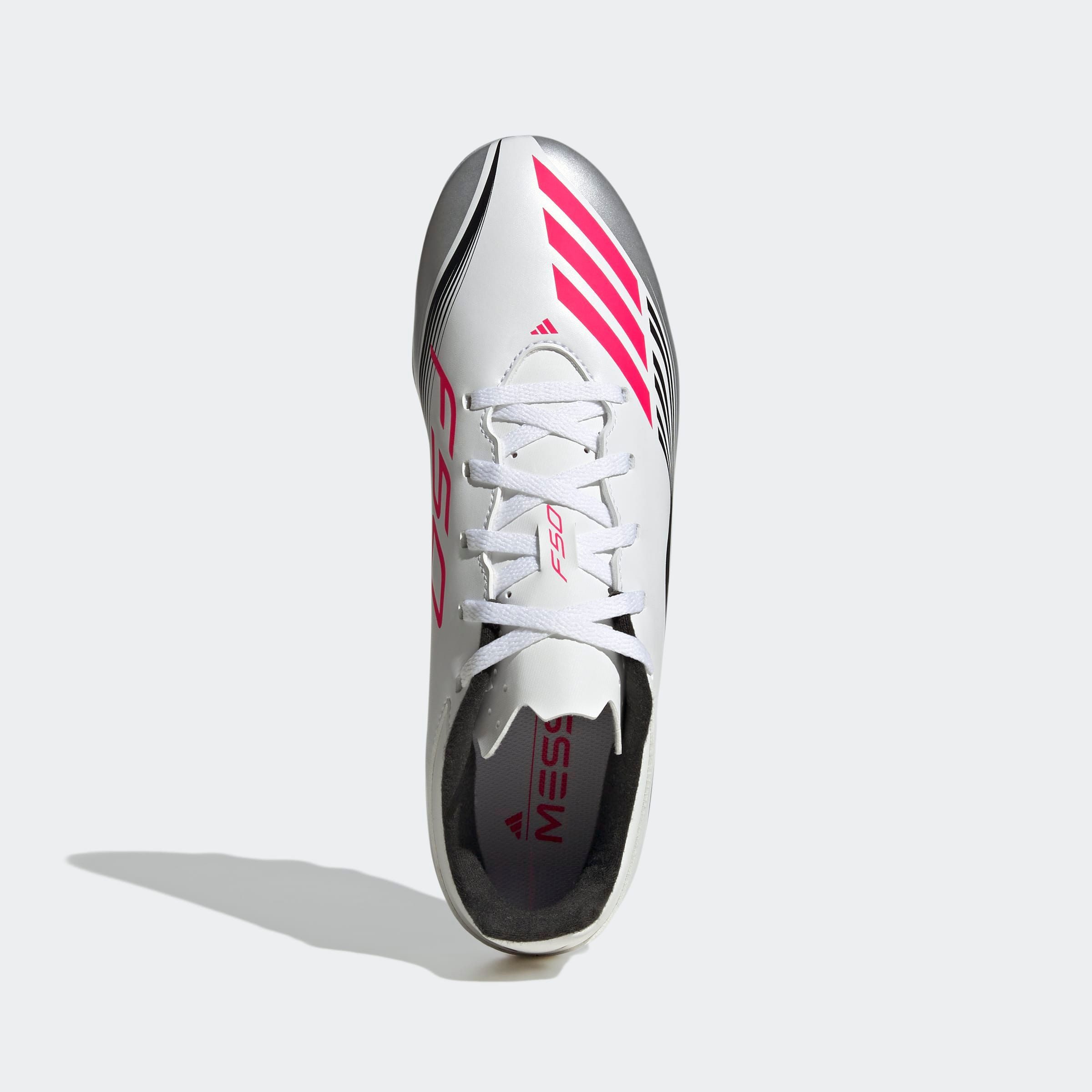 adidas Performance F50 MESSI CLUB FÜR HART- UND ASCHENPLÄTZE Fußballschuh geeignet für Rasen- und Kunstrasenplätze