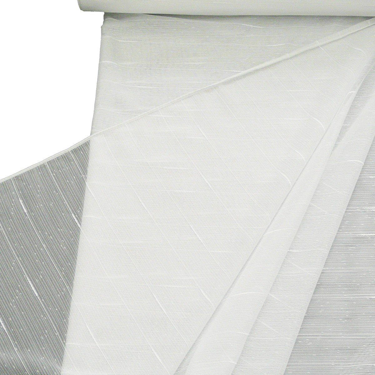 Meterware Stores grob mit Bleiband creme 180cm hoch, halbtransparent, mit Bleiband