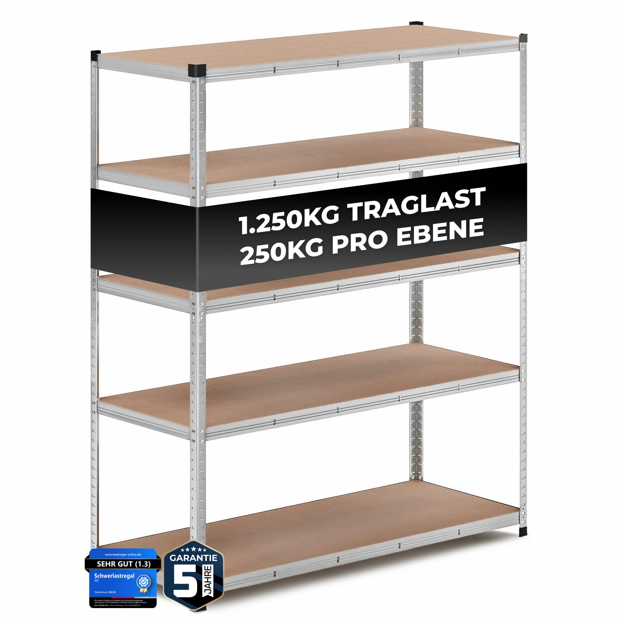ALL Schwerlastregal 180x150x60 cm, 1er, robust günstig online kaufen