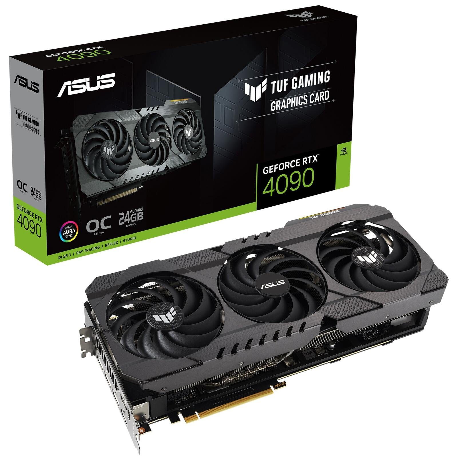 Asus GeForce RTX 4090 TUF Gaming OG OC Edition 24GB GDDR6X Grafikkarte (24 GB, GDDR6X, 2x HDMI, 3x DP)