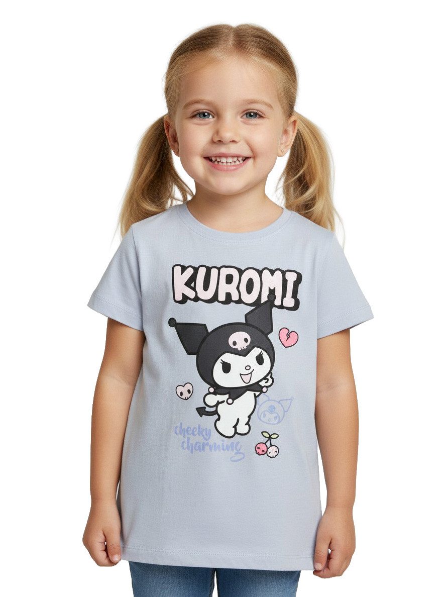 United Labels® T-Shirt Hello Kitty Kuromi T-Shirt Cheeky Charming Shirt Oberteil kurzärmlig Kitty and Friends