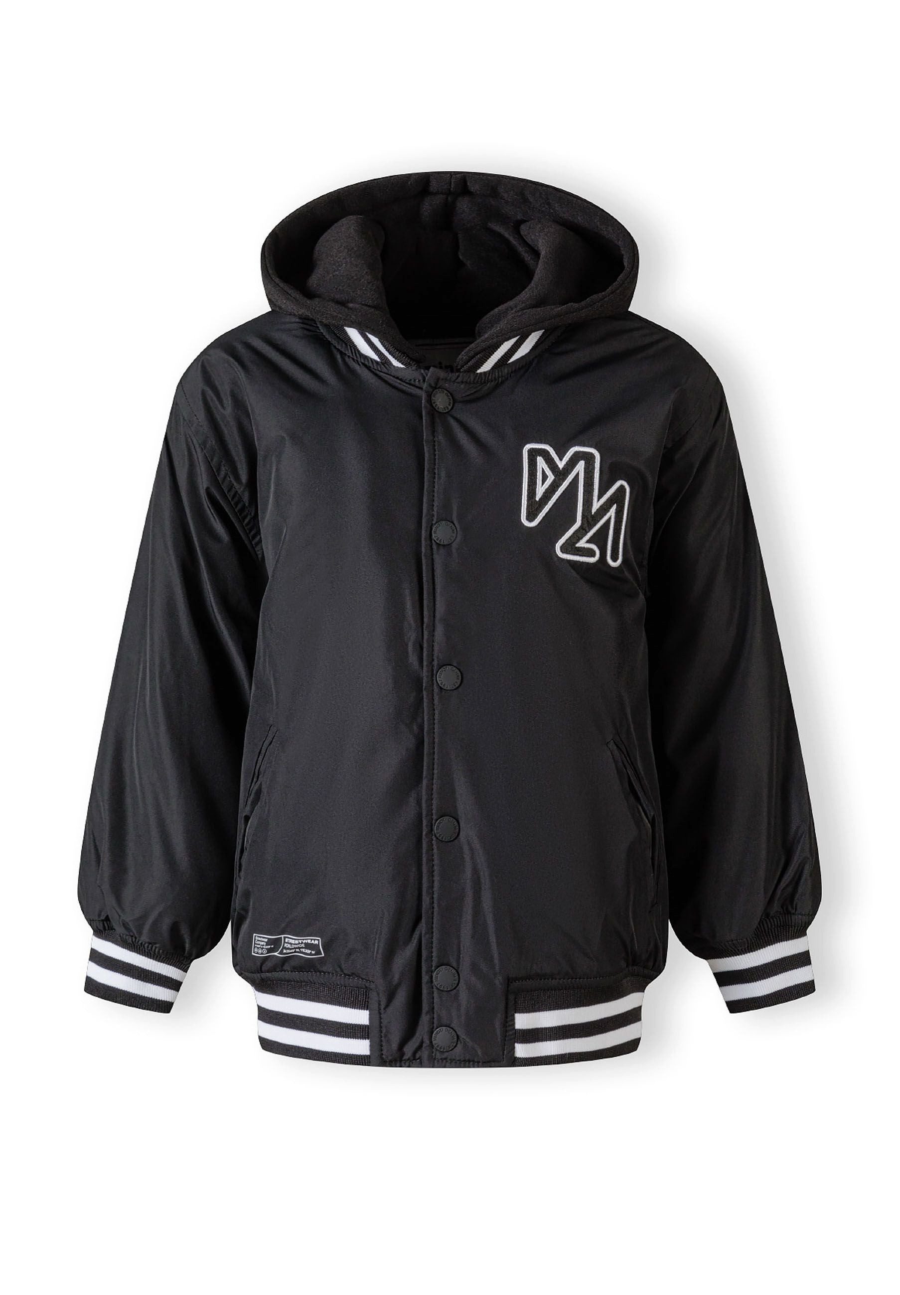 MINOTI Collegejacke für Kinder abnehmbare Kapuze