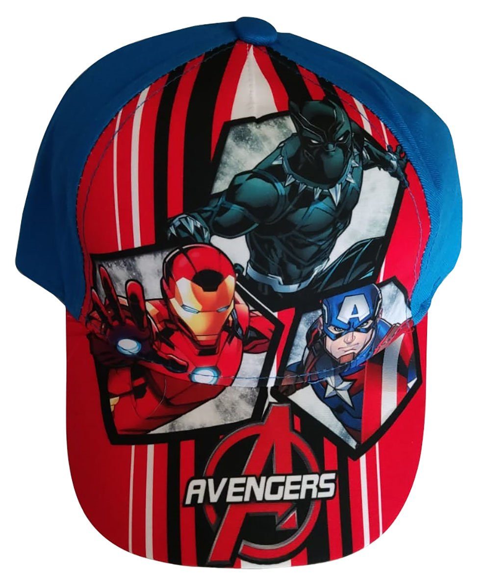 Sun City Schirmmütze Marvel Avengers Kappe Mütze Iron Man Black Panther