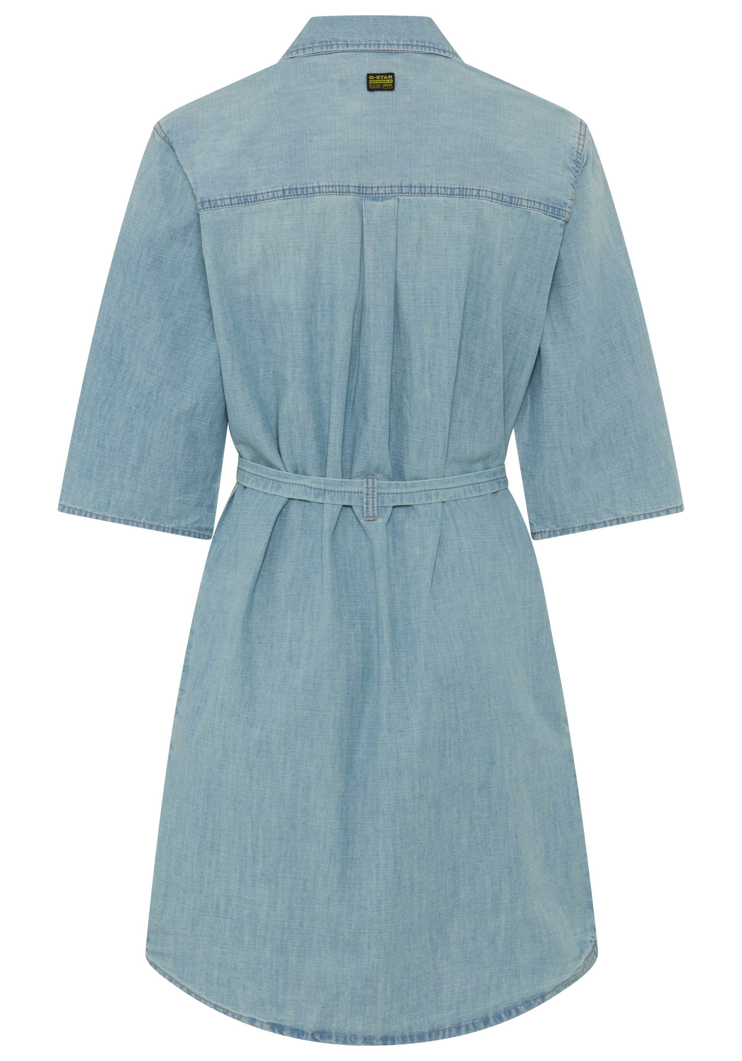 G-STAR Hemdblusenkleid Belted Shirt Dress ss wmn mit Taillengürtel, Regular Fit – Bild 4 von 5