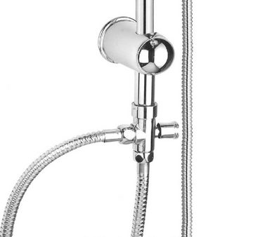 Homeline Duschsystem Regendusche set Überkopfbrausset Duschsäule Brauseset Duschsystem, Höhe 101 cm, Mit Regendusche, 4 tlg., Set Angebot