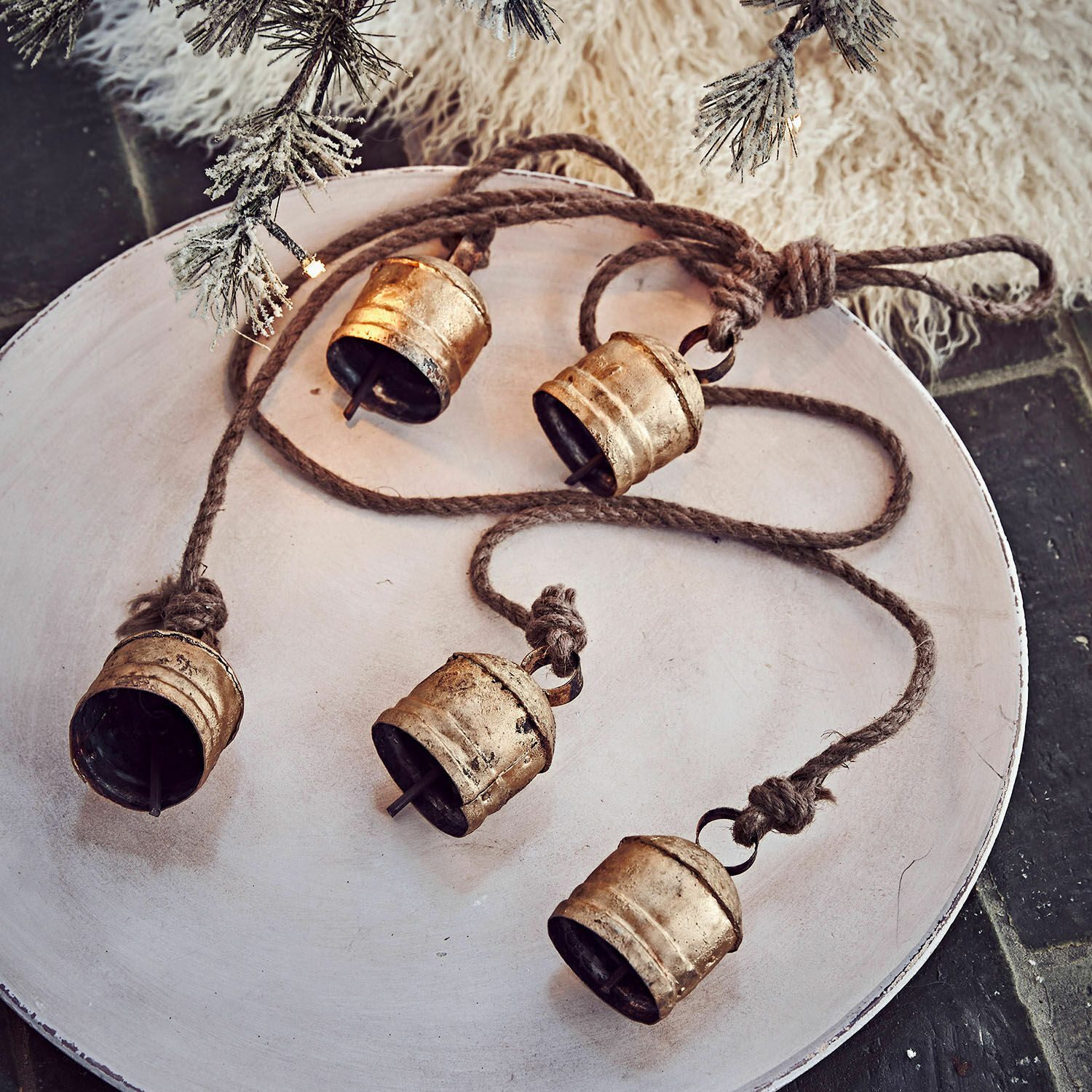 Mirabeau Weihnachtsfigur Girlande Ramun antikbraun (kein günstig online kaufen