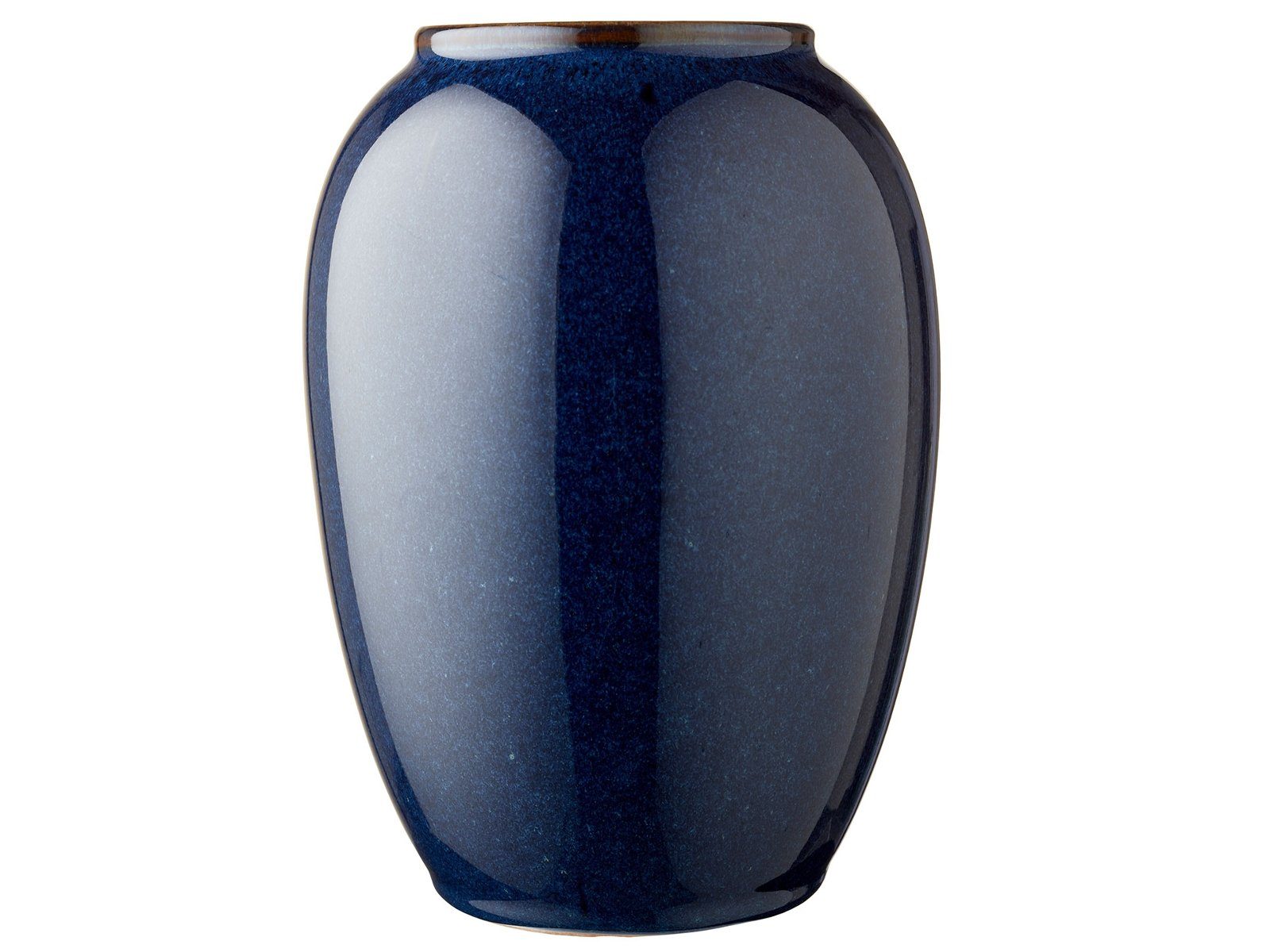 Bitz Dekovase Vase blue 20 cm (Vasen), Vase 20 cm Steinzeug Blau