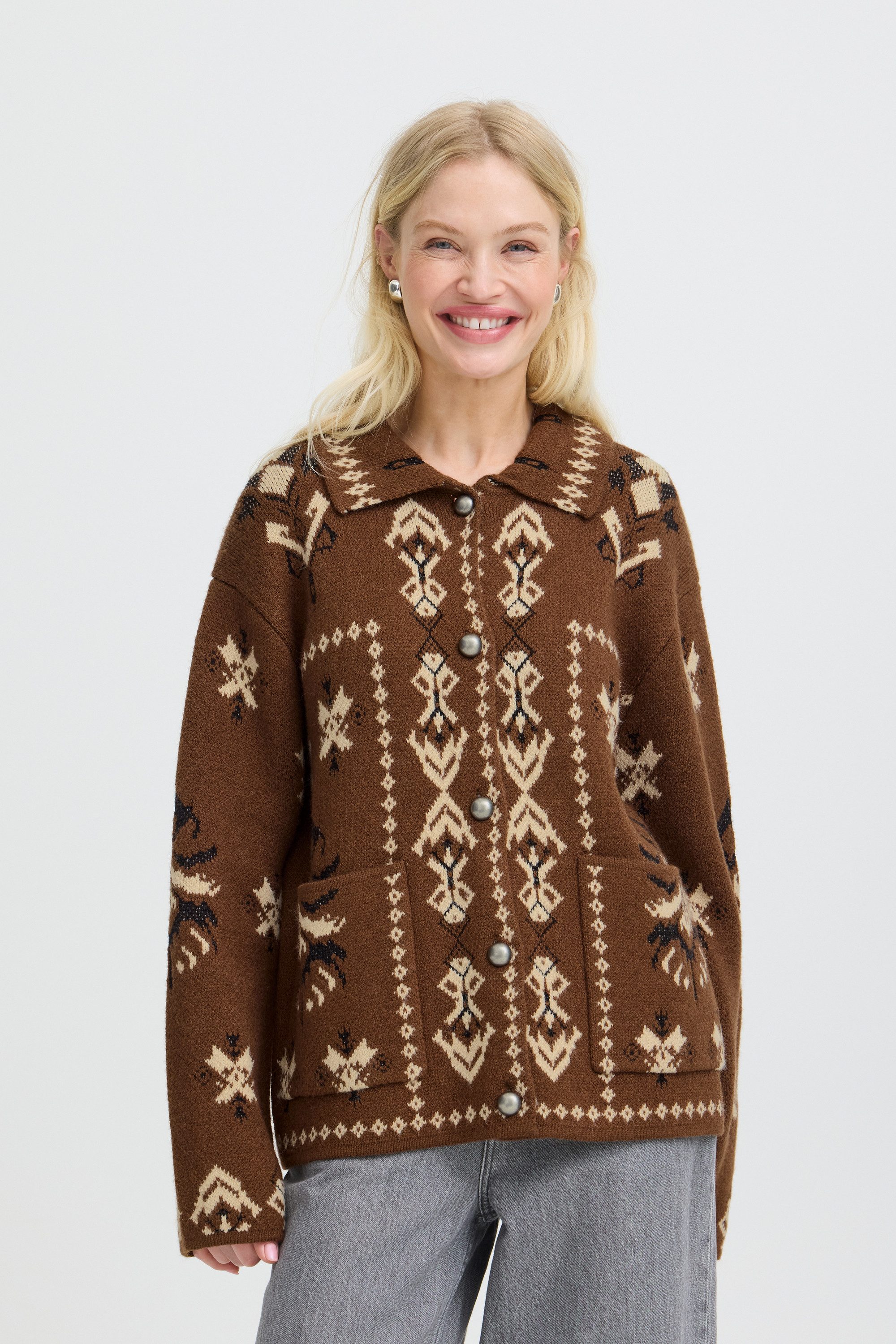 b.young Cardigan Langarm BYORLI