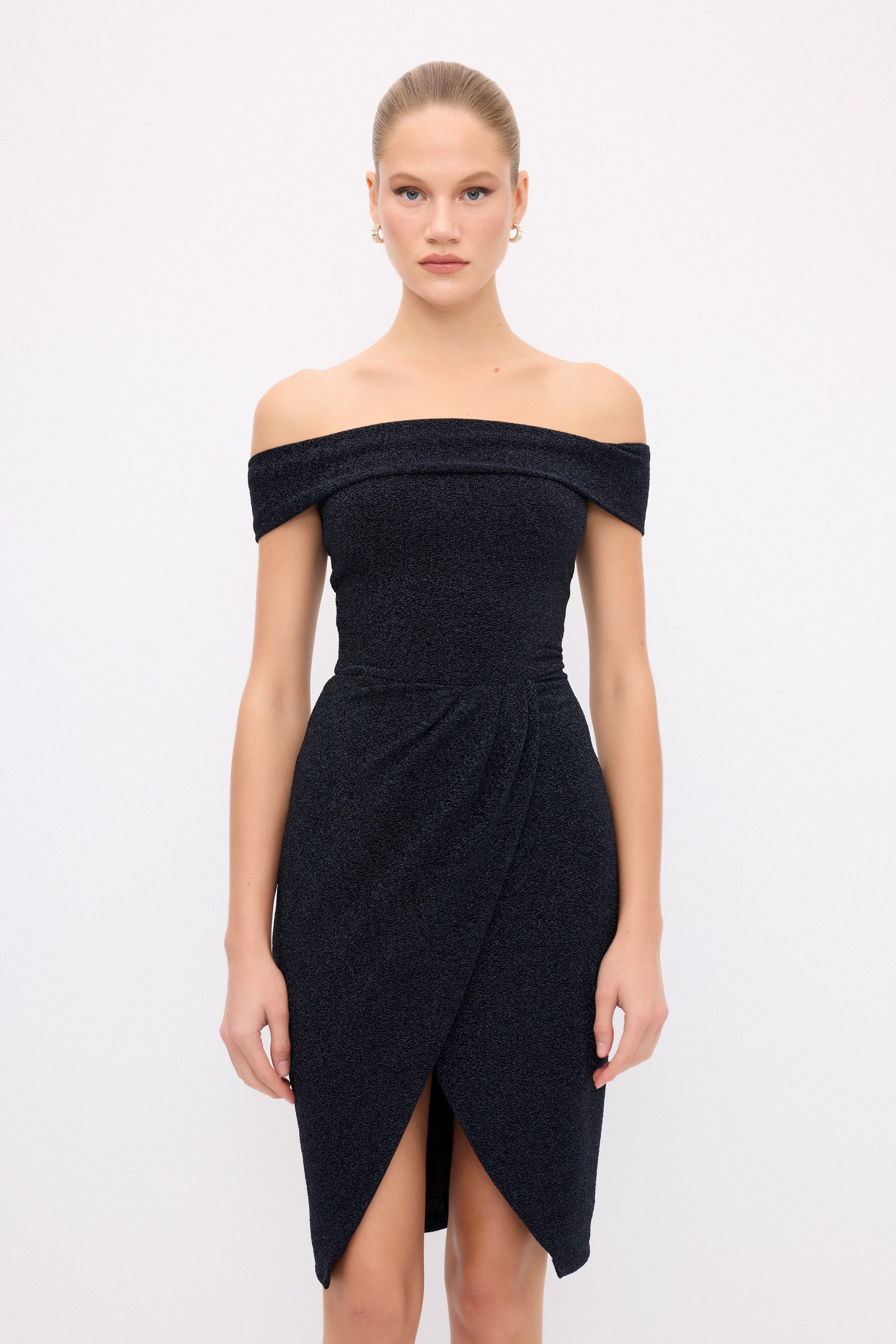 adL Cocktailkleid Schulterfreies Kleid