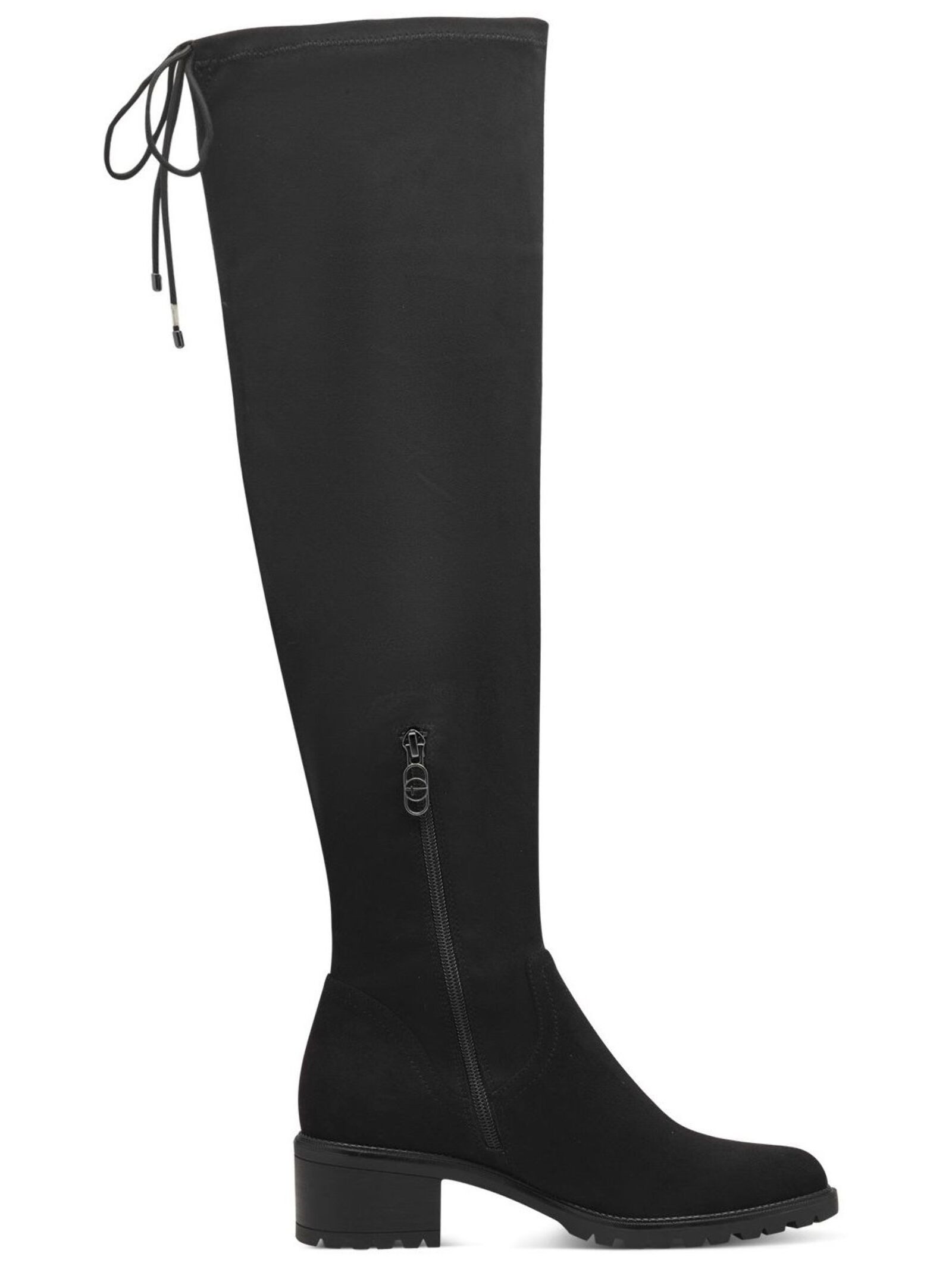 Tamaris Tamaris Stiefel Lederimitat/Textil Overkneestiefel