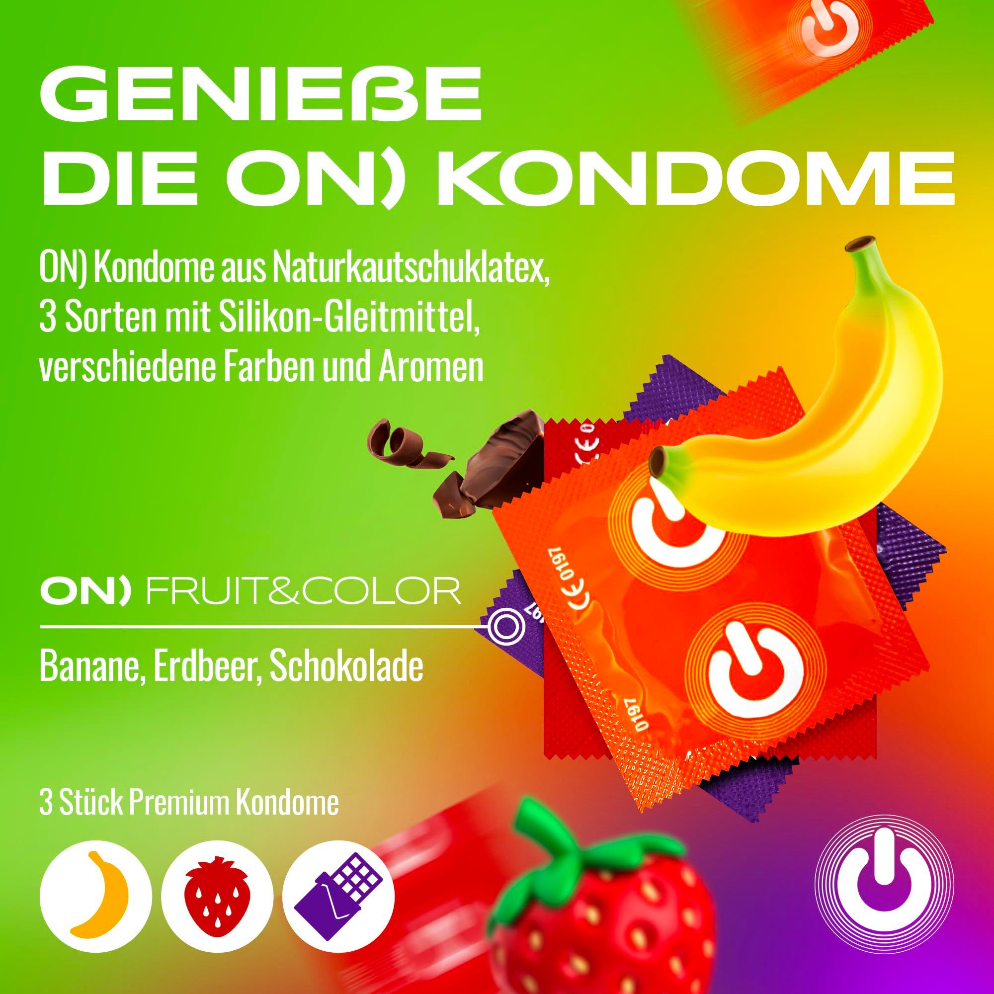 ON Condoms Kondome verschiedene Sorten Premium Preservative, Natur, extra dünn, gerippt, stimulierend, aromatisiert