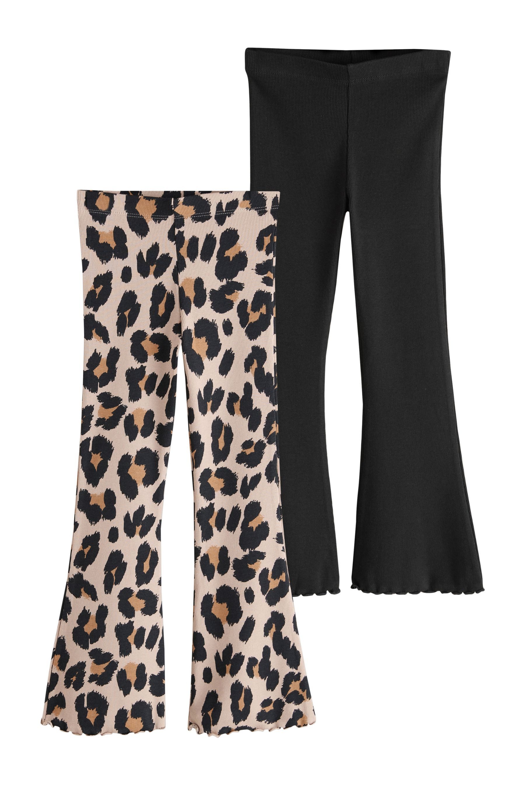 Next Leggings Gerippte Leggings mit ausgestelltem günstig online kaufen