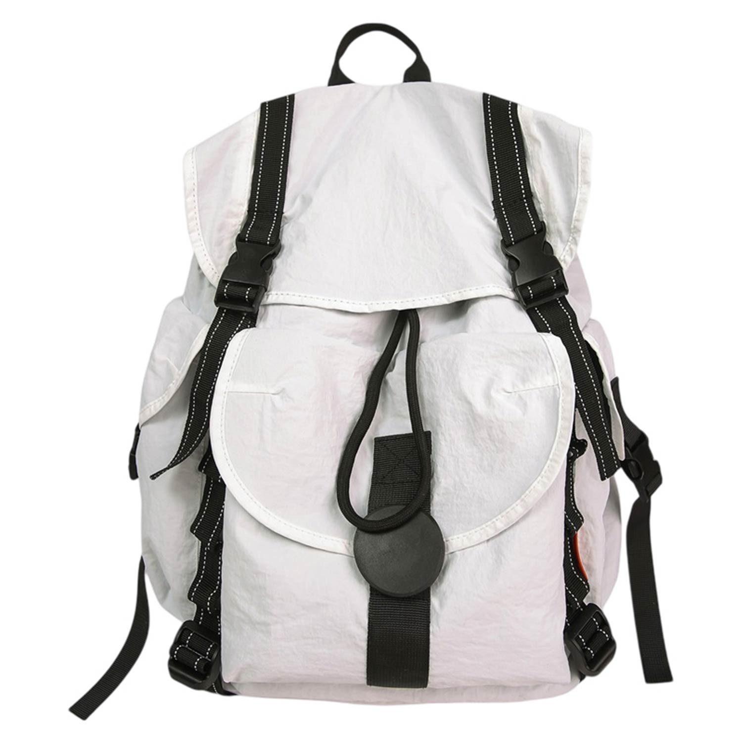 Refttenw Freizeitrucksack Reiserucksack 16 Zoll Rucksack mit Kordelzug-Klappe, Wasserabweisend, Leicht, Wanderrucksack, Outdoor, Business, Freizeit