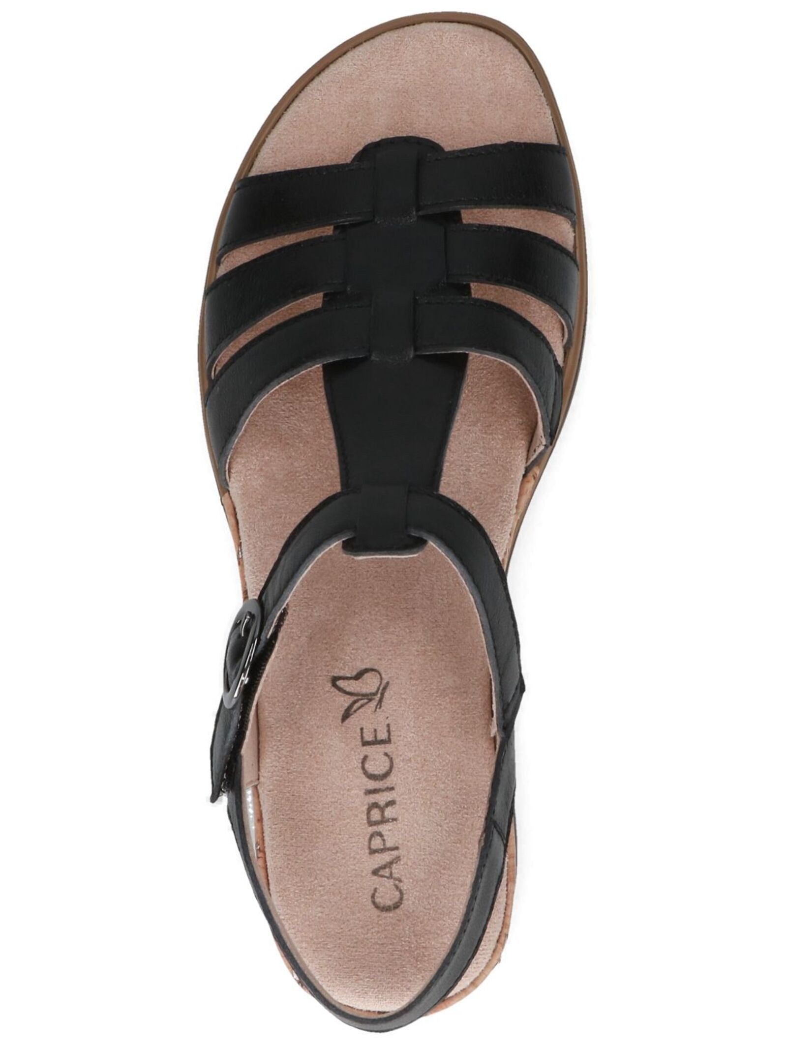Caprice Caprice Sandalen Nappaleder Keilsandalette