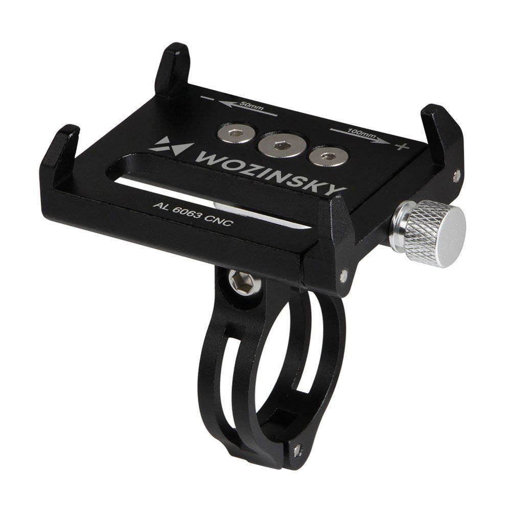 flowgoer Handyhalterung Fahrrad Handyhalter Motorrad, Schwarz  Handy-Halterung, (Einfache, werkzeuglose Installation für 15-30 mm Lenker)