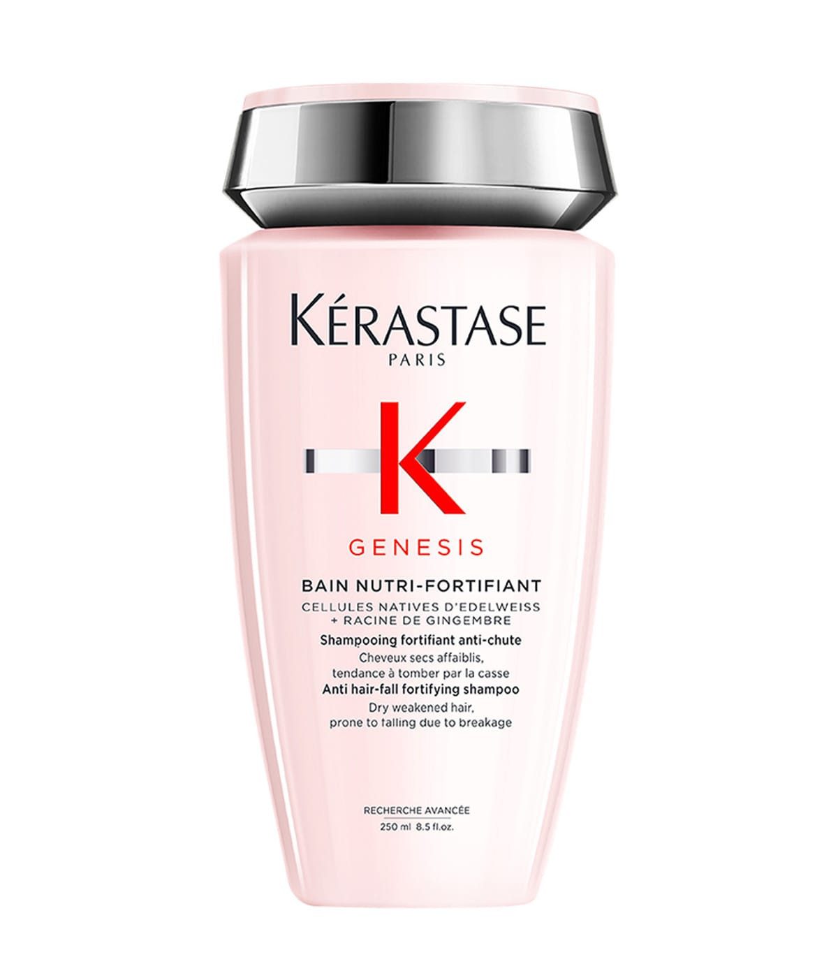Kérastase Haarshampoo Kérastase Genesis Bain Nutri-Fortifiant Shampoo 250 ml – Anti Haarausf, 1-tlg., Reduziert Haarbruch sichtbar bereits nach wenigen Anwendungen