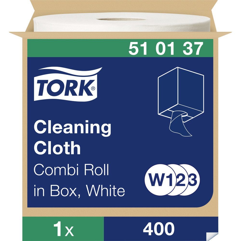 TORK TORK 510137 Premium Reinigungstücher 1 lagig Reinigungstücher (Vlies, 31.50x15200.00 cm)