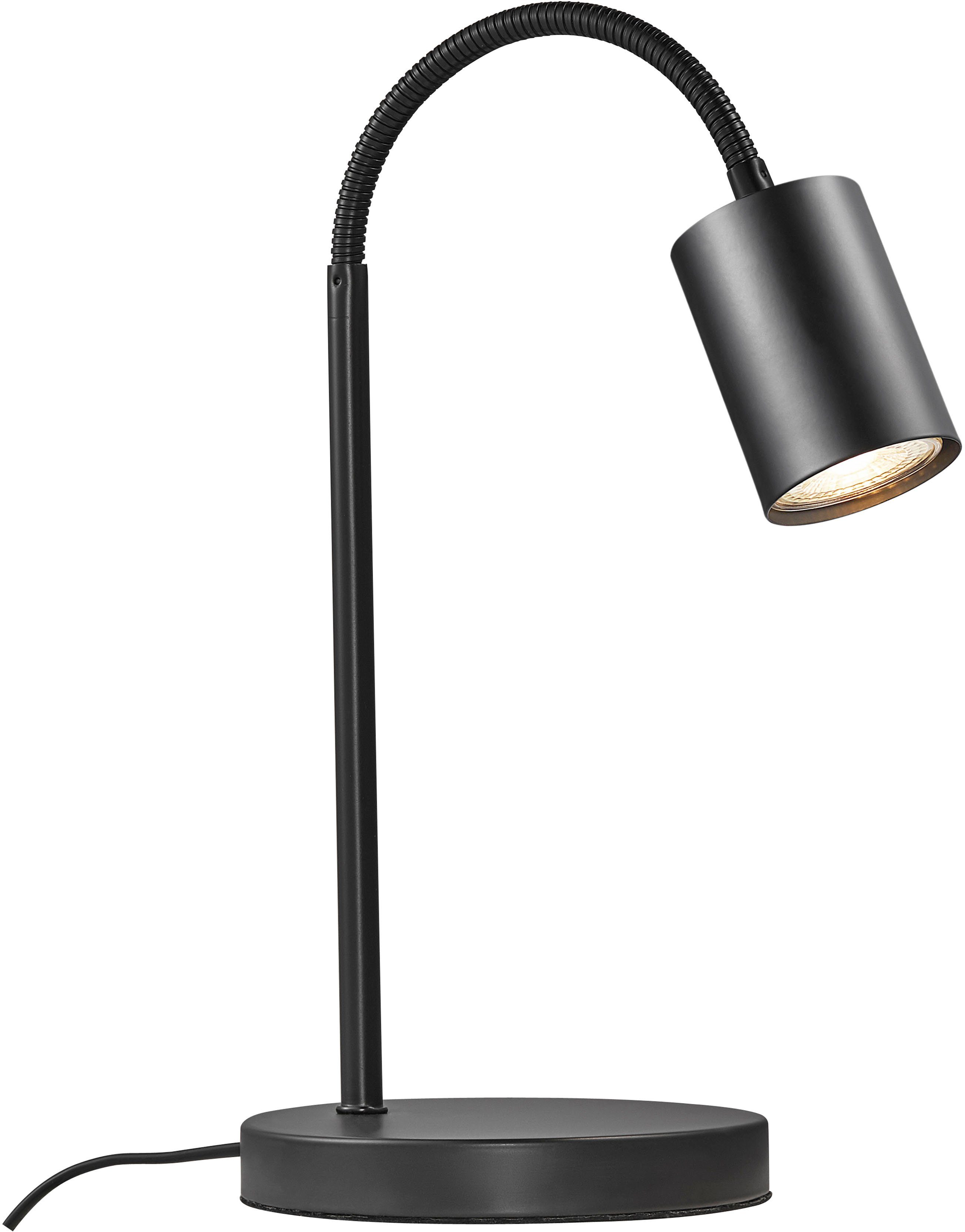 Nordlux Tischleuchte Explorer, ohne Leuchtmittel, Zeitgenössischer und einfacher Stil, verstellbarer Lampenkopf | Tischlampen
