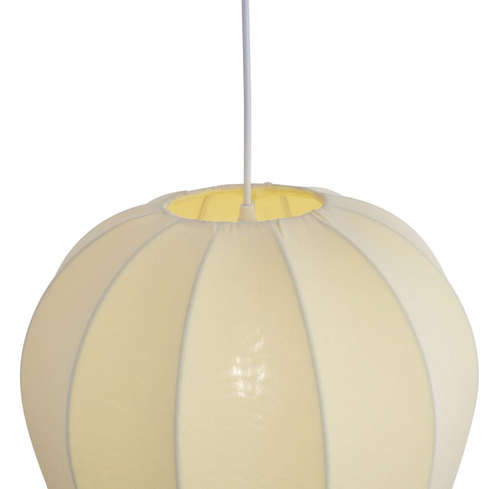 Qazqa Pendelleuchte Airballoon, ohne Leuchtmittel, Warmweiß, QAZQA Hängeleuchte, e27, Beige, Textil, Für Kinder