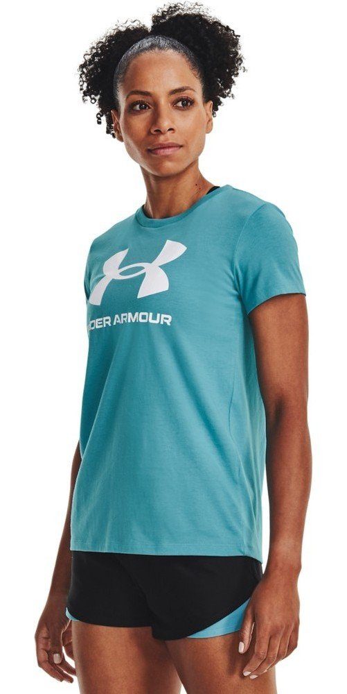 T-Shirt Under mit Blue 433 Kurzärmliges Armour® Glacier Sportstyle-Oberteil UA Grafik