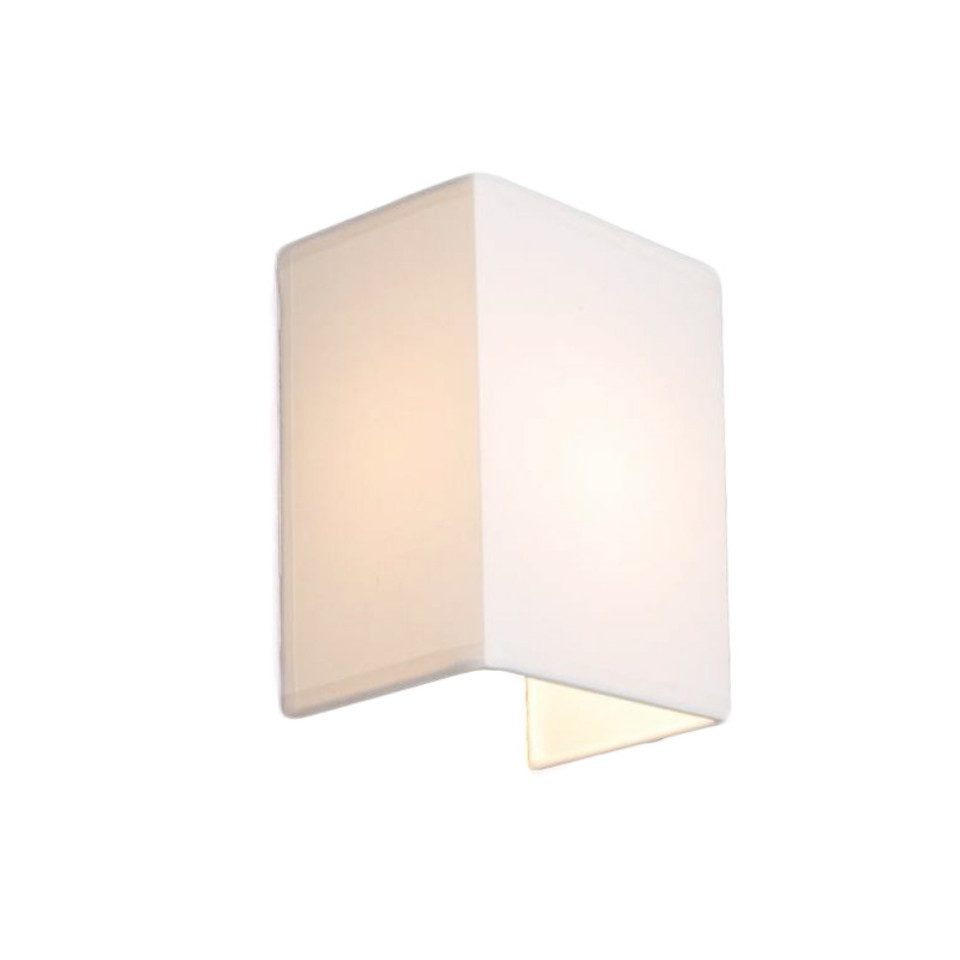 Qazqa Wandleuchte Vete, ohne Leuchtmittel, E27, Crème, Modern, Textil, 1-flammig