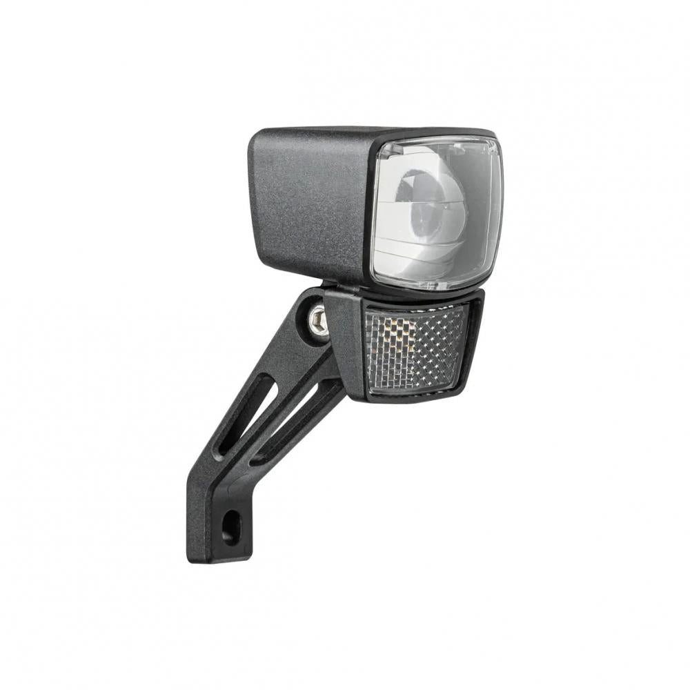 AXA Fahrradbeleuchtung AXA Nxt 30 Dynamo Steady LED Frontlicht - 30 Lux Fahrradlampe mit Stan