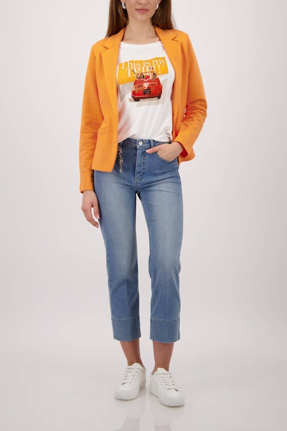 Monari Blusenblazer 410199 Lässige Eleganz trifft auf höchsten Tragekomfort